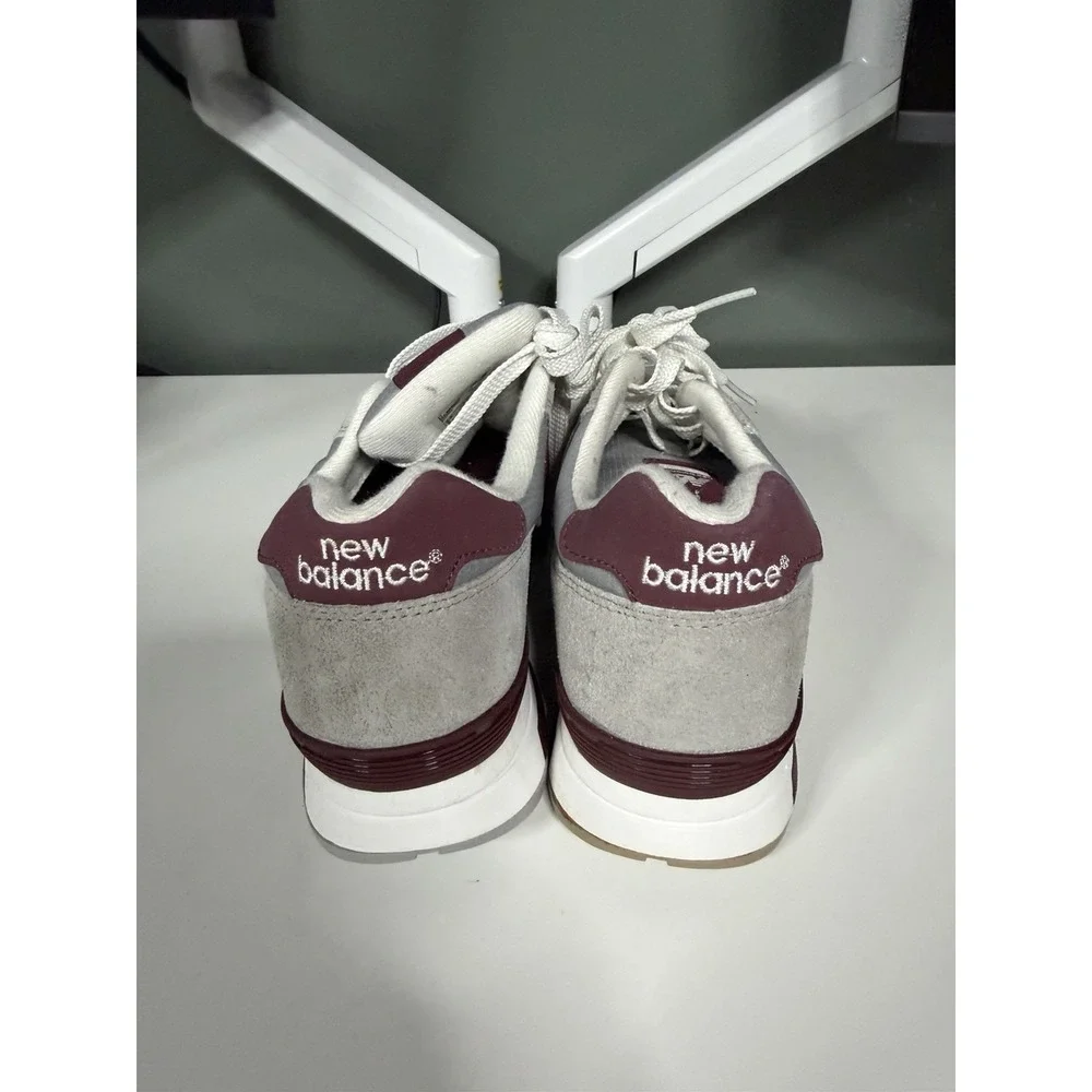 Mens New Balance 996 ML565RG Sneakers Running Grey/Burgundy Size‎ 8.5 New